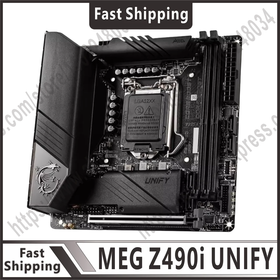 LGA 1200 Z490 MEG Z490I SIMIFY DDR4 M.2 USB 3.2 PCI-E 4.0 HDMI MINI ITX pre CORE I3 CPU