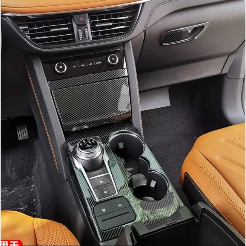 LHD Central Control Gear Box Shift Shift Voda Držiak na kryt panela Panel Cover Style pre Ford Kuga Escape 2020 2021 2022 Príslušenstvo
