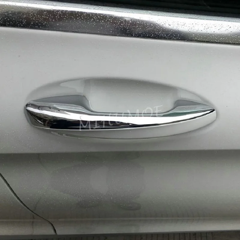 LHD Chrome CAR exteriérové ​​dvere rukoväte oblúky pre Mercedes Benz GLB GLB GLE CLA EQC ABCE CLASS W177 X253 C253 W205 W213 C292