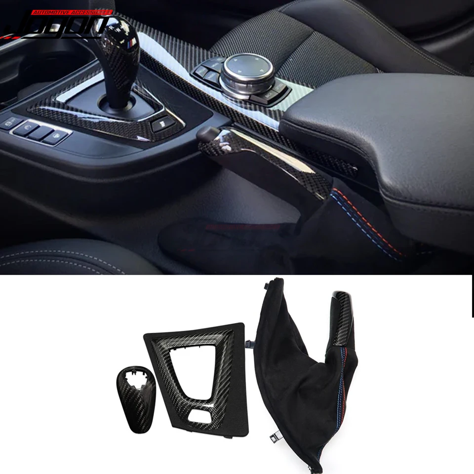 LHD pre BMW M2 M3 M4 F87 F80 F82 F83 F10 F86 M Výkonný koleso radiaci gombík Rám ručný brzdový panel Panel Panel