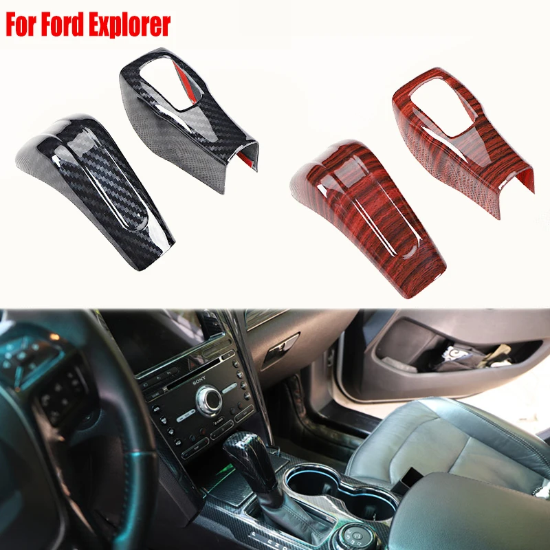 LHD pre Ford Explorer 2016-2018 2017 Gear Shift Gomb Head Decoration Cover Trim Sticker