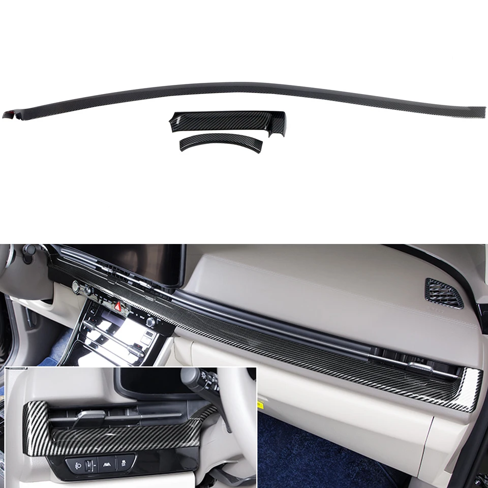 Lhd! Pre KIA Karneval KA4 2021 2022 2023 KOZNAČNÉ PRÍSLUŠENSTVO ABS ABS PLASTNÉ COLE CONTROL DASHOARD DASHOARD TRISK 3KS