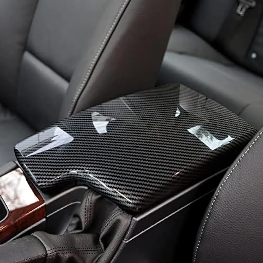 LHD Stredová skrinka na lakťové opierky LHD uhlíkových vlákien vhodný pre BMW 3 Series E90 E91 E92 E93 2005-2012