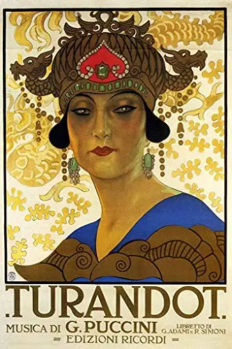 LHZJ TURANDOTVINTAGE Italian Puccini Opera 7.87 