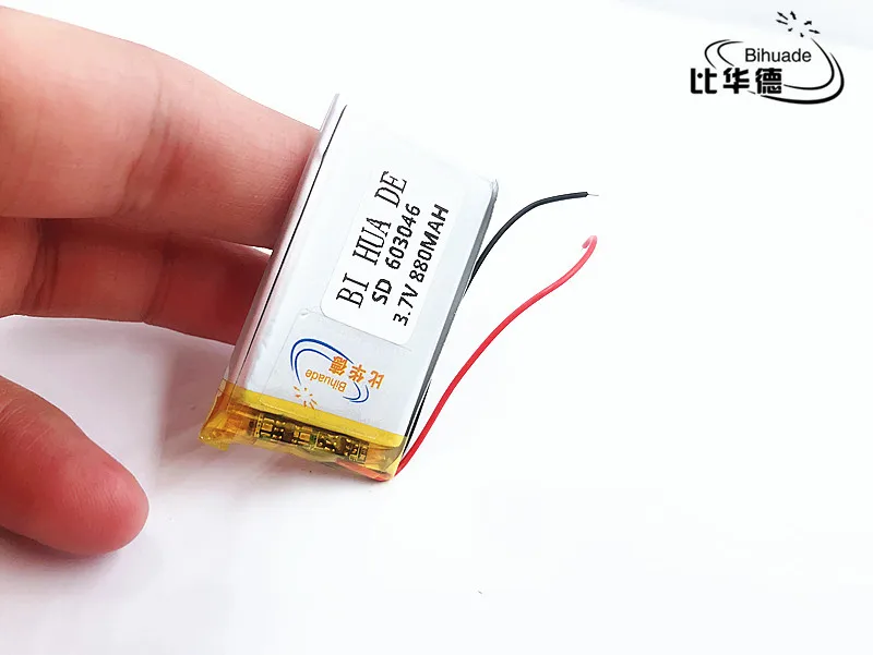 Li-Po 3,7V, 880 mAh [603046] (polymérna lítium-iónová / li-iónová batéria) pre Smart Watch, GPS, MP3, MP4, mobilný telefón, reproduktor