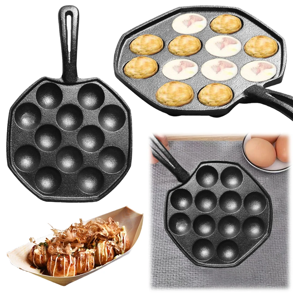 Liatina 12 jamka Non Stick Takoyaki Grill panv