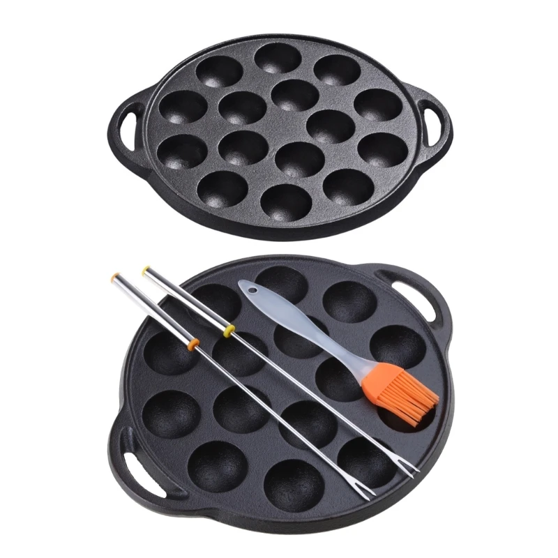 Liatina Takoyaki panvicu Nef -grilling Pan Coaring Plate Takoyaki Maker 45be
