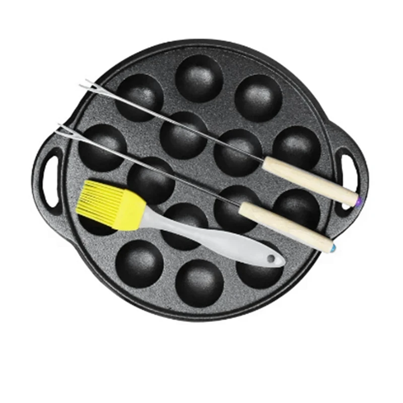Liatinová palacinka chobotnica guľa Grill Takoyaki Maker pre palacinky loptičky poffertjes takoyaki banh khot
