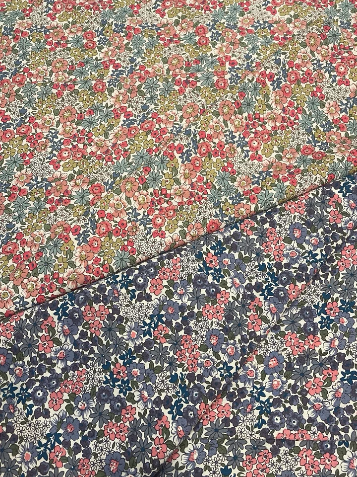 Libby Blue Flowers and Plants100% Pure Cotton 40s, ako je Digitálna tlač Liberty Firmy pre šitie látkových šiat sukne Desig Desig Desig