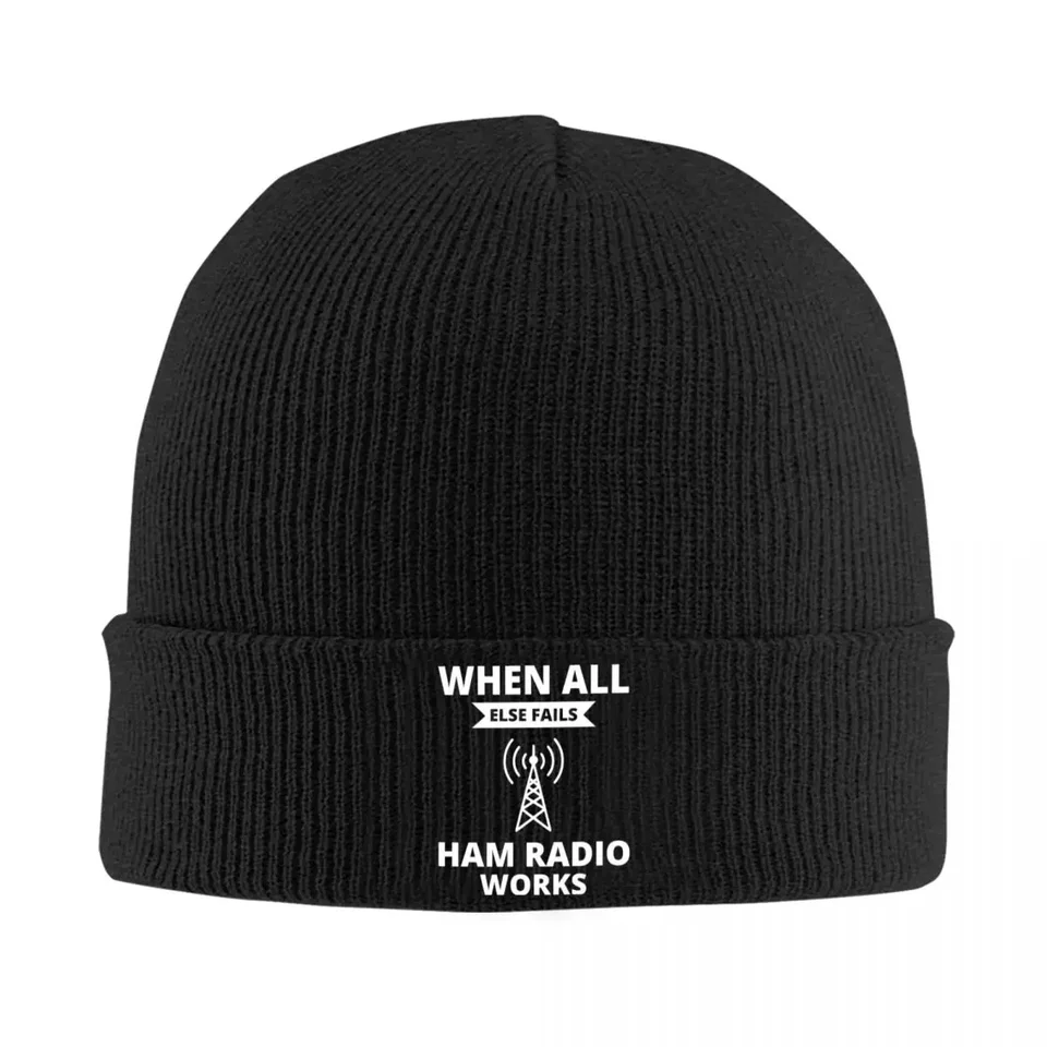 Licencovaný amatérsky ham rádiový operátor pletená čiapka čiapka zimný klobúk teplý hip hop bezdrôtové čiapky Men ženy