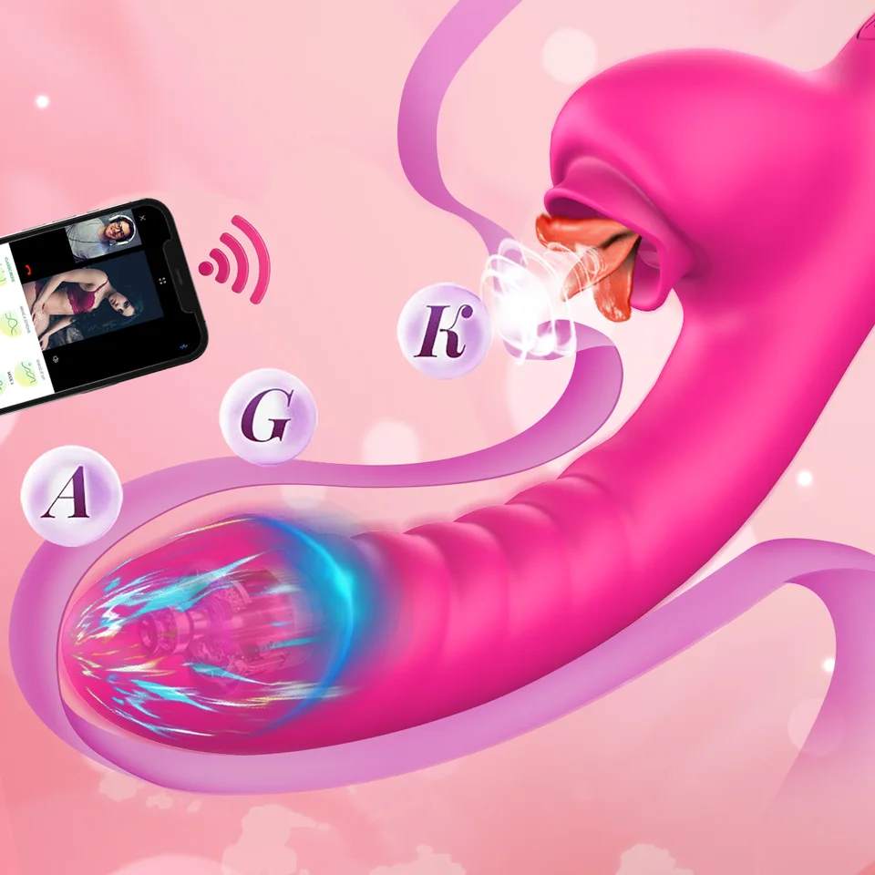 Lick dildos vibrátory Sex Shop Lick Clitoris Stimulátor dospelých sexuálne hračky