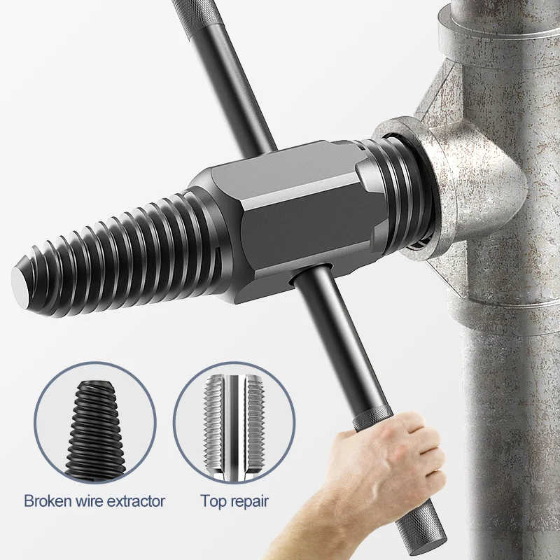 LIDIAO SCREVA OPRAVA NASTAVENIE NASTAVENIA TAPS TAPS TAPS PORUŠENÉ BITY VYROKY V DRILLOVÝCH BITS Nastavené na 1/2 3/4 palca FAUCET VENTIL