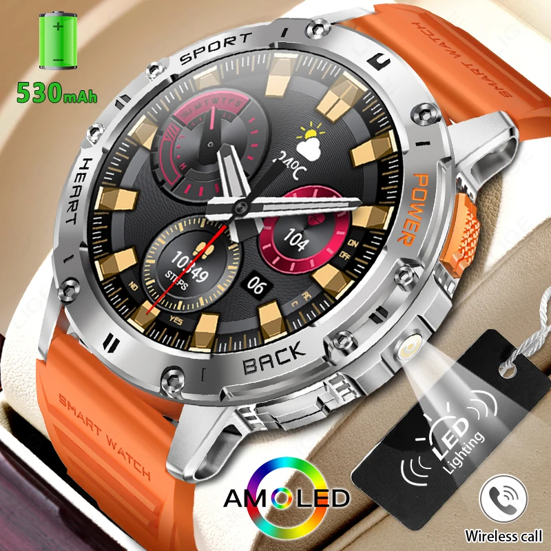 Lige 2024 Outdoor Sports Men Smart Watch Stŕt