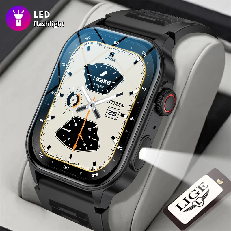 Lige New KM02 Smart Watches Men 2.01 