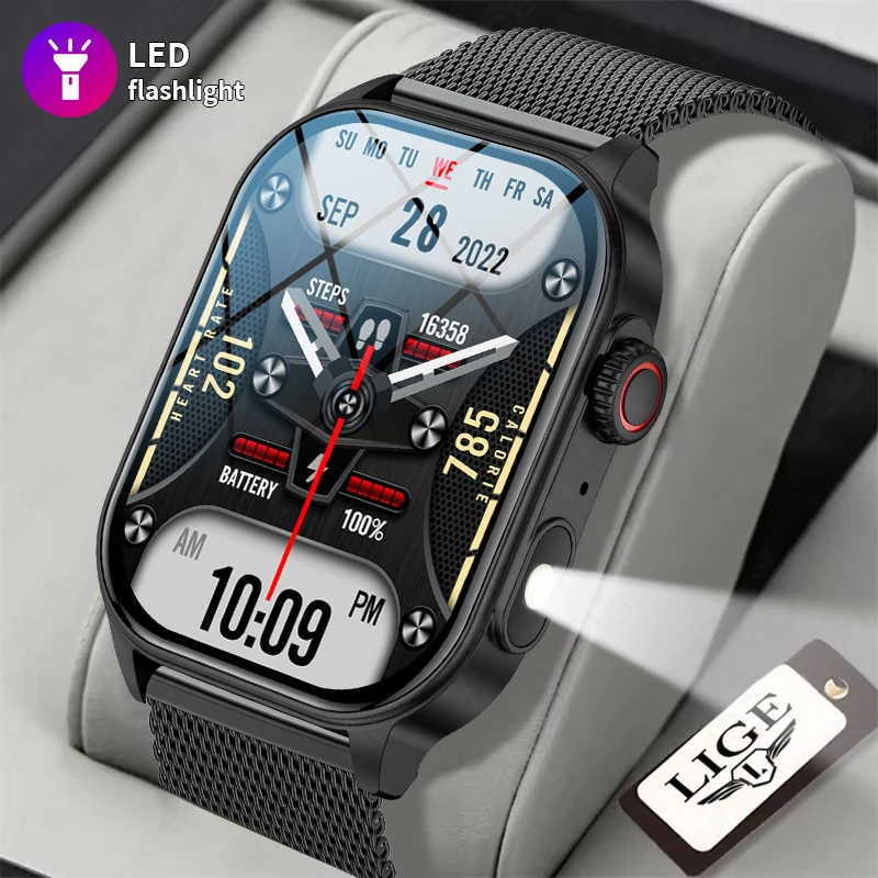 Lige New Smart Watch for Men Women 2.01 