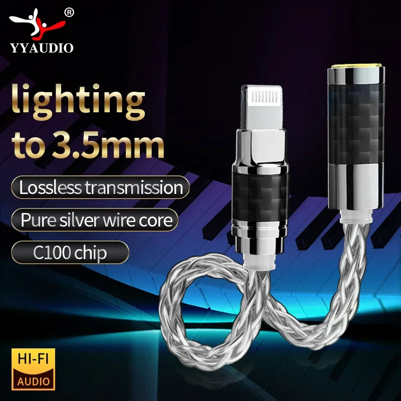 Lightning na 2,5/3,5/4,4 mm jack kábel pre iPhone 12 11 Pro Max Mini x xs 7 iOS adaptérového osvetlenia na 3,5 mm jack mužský konvertor