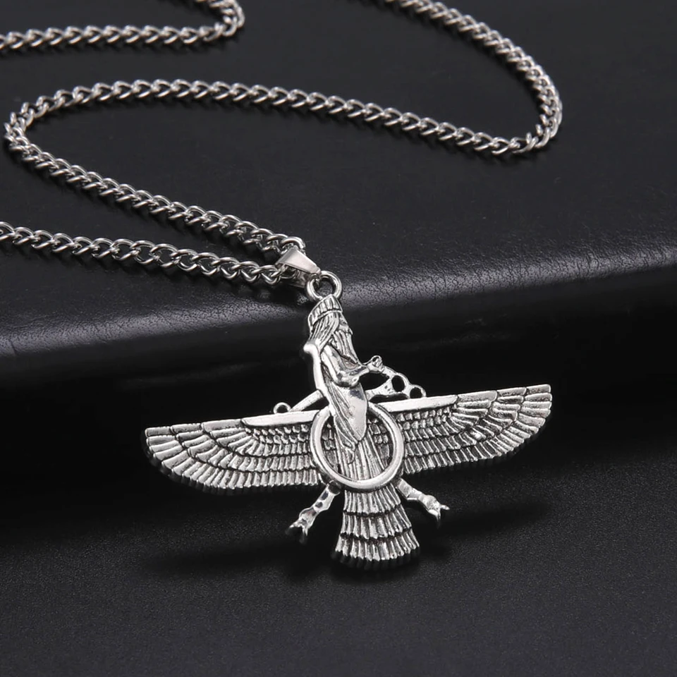 Likegreat Ahura Mazda náhrdelník pre mužov Perzské ríše náboženstvo Zoroastrianizmus šperky šejka eye symbol prívesok amulet amulet