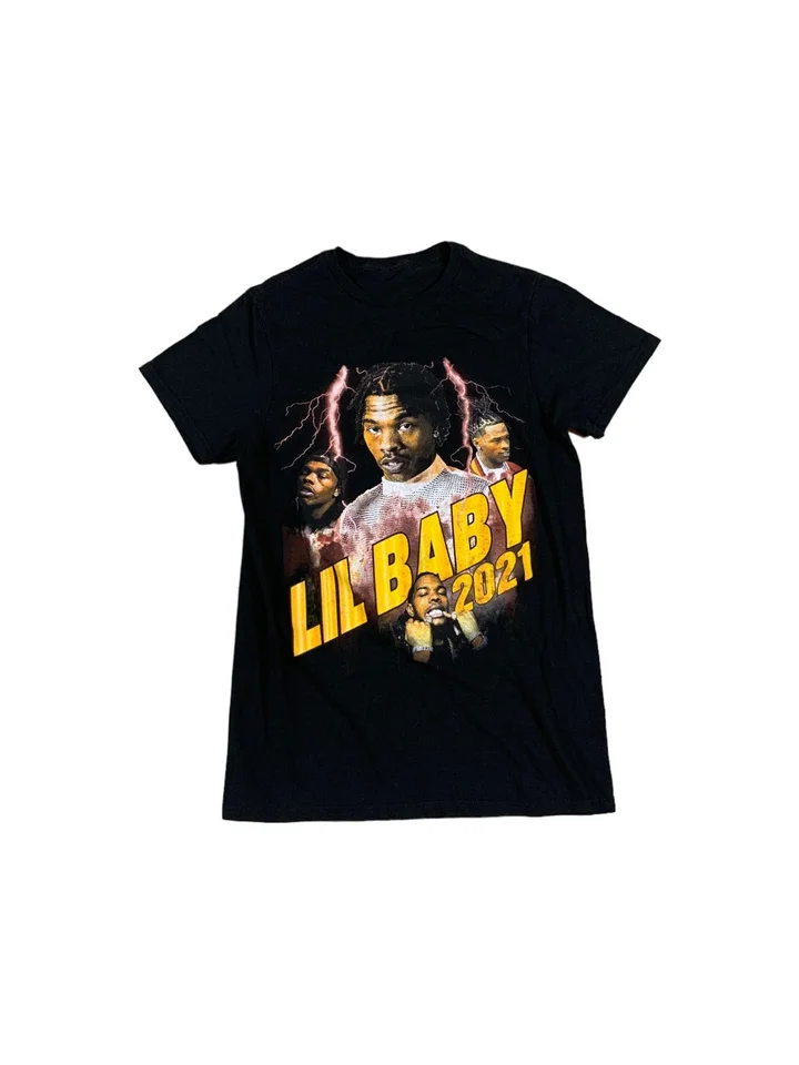 Lil Baby Tour 2021 T tričko čierna