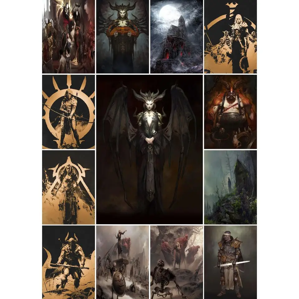 Lilith Mancave Plagát Štýlový dizajn interiéru pre domácu stenu dekoráciu Perfektné pre modernú estetiku