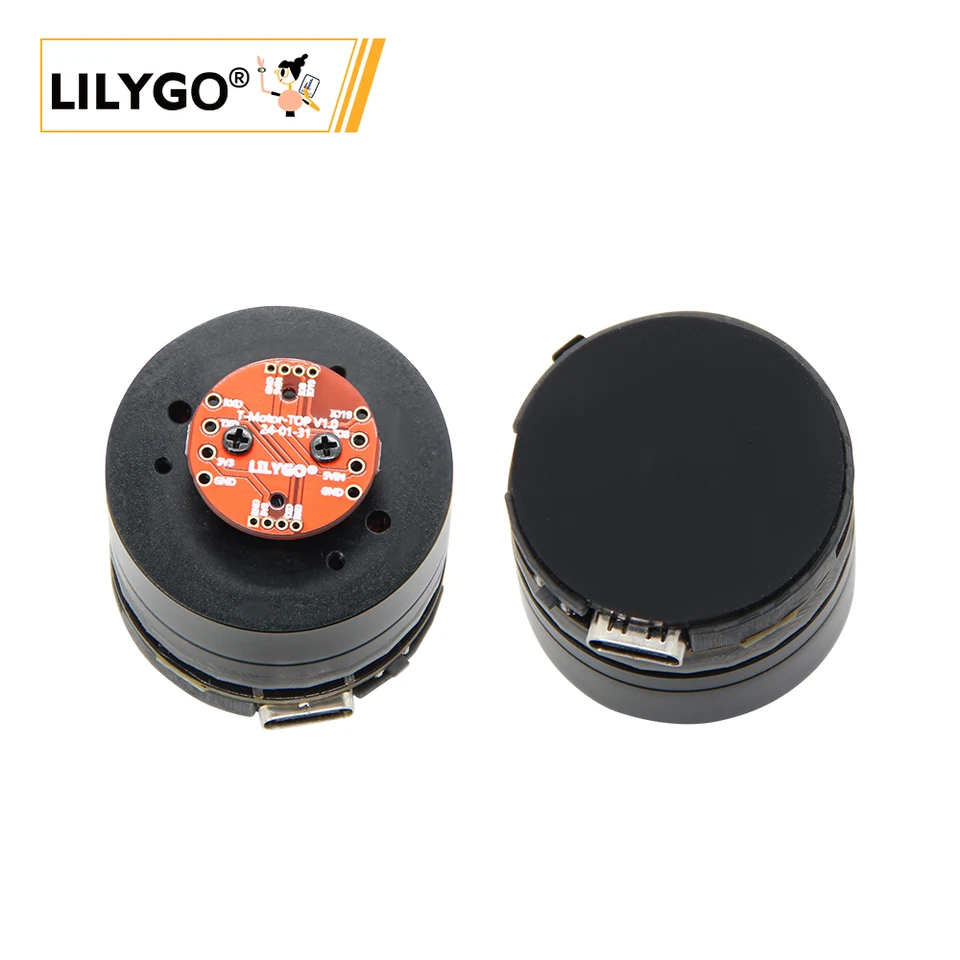 Lilygo T-KNOB ESP32-C6 Vývojová doska MT6701 HALL založená na halovom polohe Senzor Senzor motora TMC6300 TMC6300