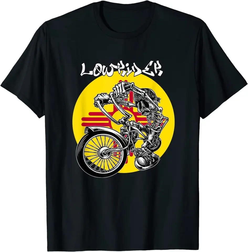Limited Mens Low Rider Bicycle Chicano New Mexico Lowrider Bike Darček Art Tričko