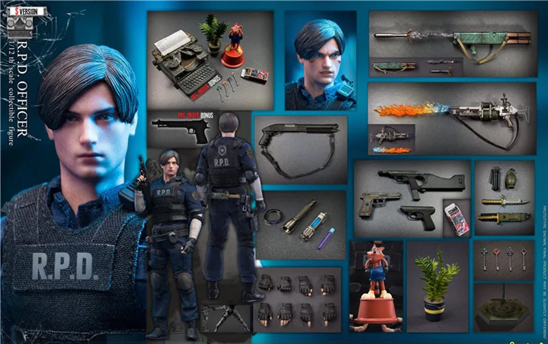 Limtoys Limini 1/12 RPD Policajný dôstojník Leon Kennedy S Verzia 6 