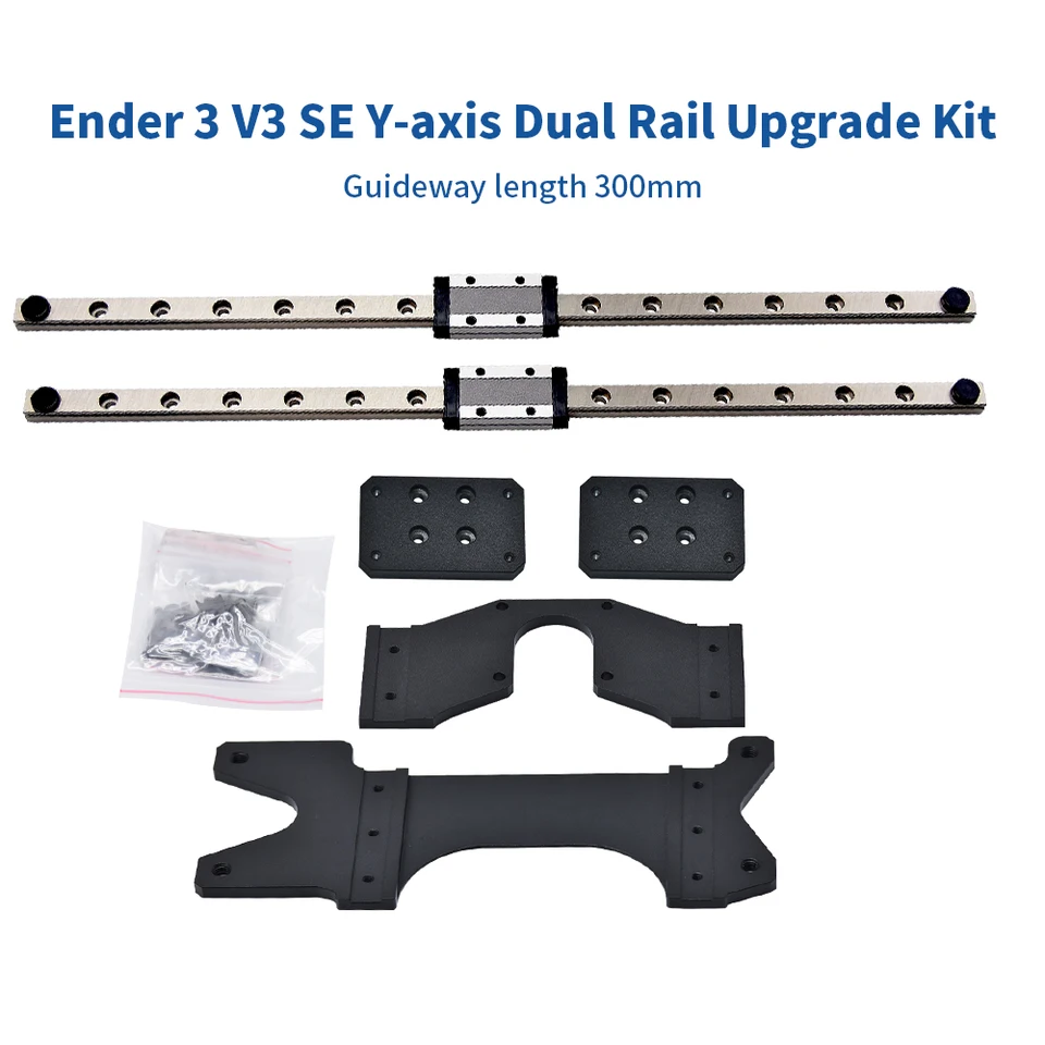 Lineárny sprievodca v lineárnom príručke s dvoma osami pre vylepšenia Ender-3 V3 SE Kit Gn9H 300 mm y a xis Rails Ender 3 V3 SE 3D Tlačiareň Časť Časť Tlačiareň