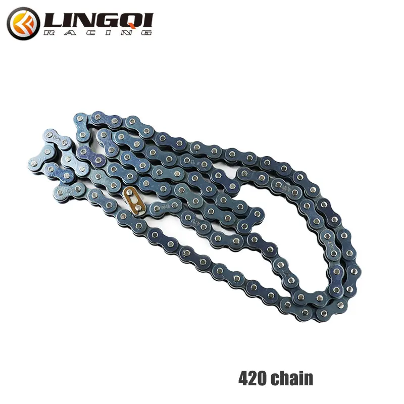 Lingqi Racing 70L 72L 76L 78L 82L 88L 92L 94L 98L 102L 106L 108L 120L 132L LINKS 420 Reťaz pre kolobežky ATV KART SCOOTER OFF ROANT