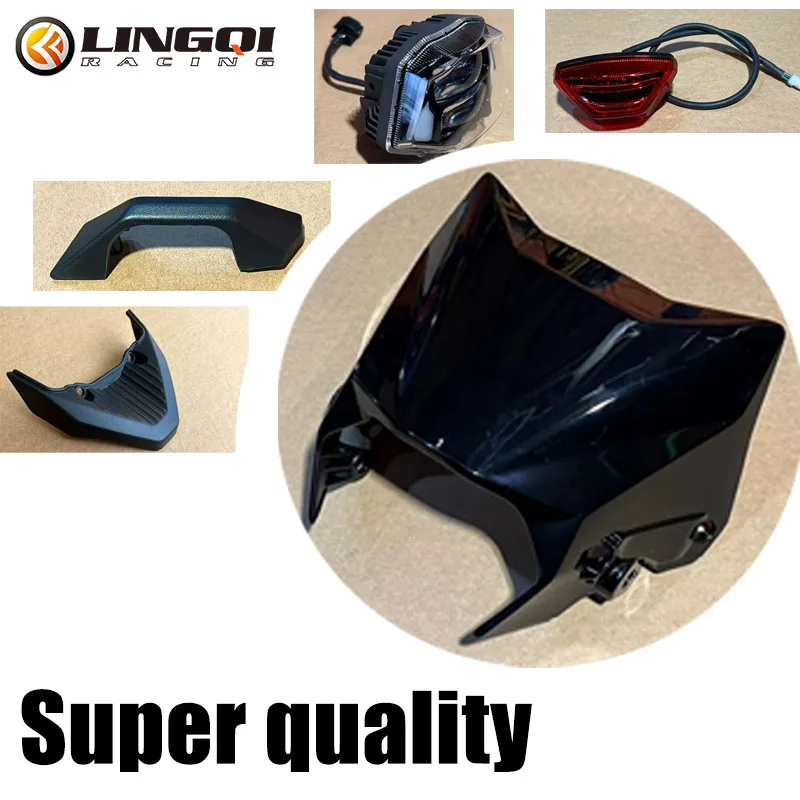 Lingqi závodné motocykle plastové originálne predné lampa kryt veľké lampy pre surron sur ron ultra bee sur-ron príslušenstvo