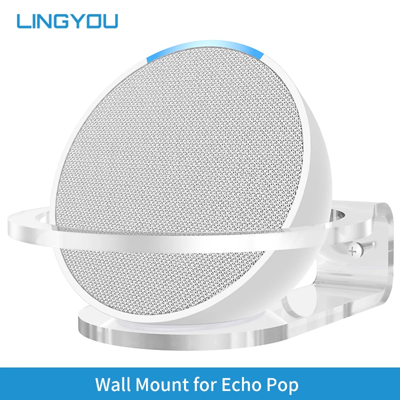 Lingyou Wall Mount for Echo Pop Echo Dot 5. 4. 3. Gen Alexa Smart Reproduktor Držiteľ držiaka na úsporu držiaka