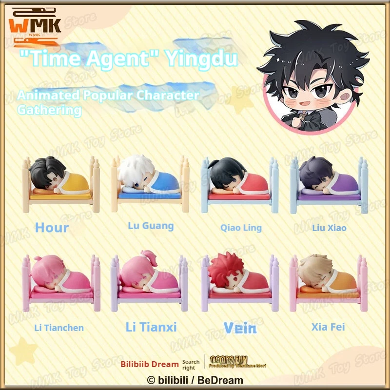Link Miniso Kliknite na teplú posteľnú sériu Anime figúrka Odkaz kliknite na Lucas Charles Vein Jo Cute Mini Model Doll Desk Desk