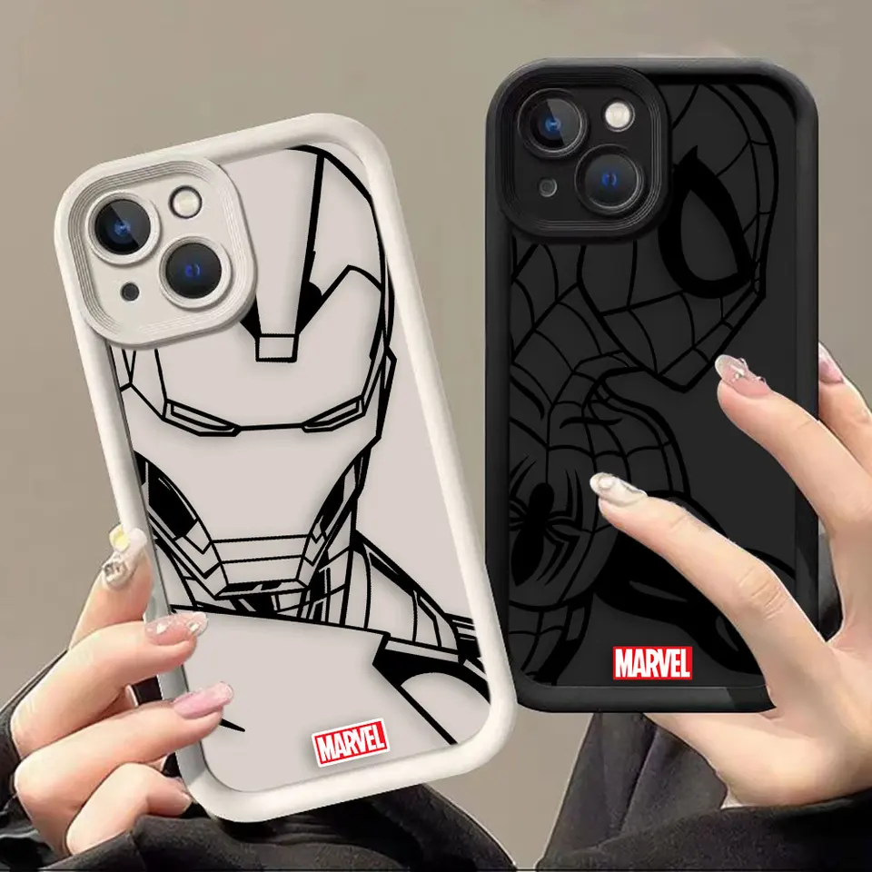 Linkový komiks Marvel Iron Spider Man Pase pre Redmi A1 Poznámka 13 12 12S 11t 10 9S 8 Pro Plus 4G 5G prípad fonda coque shell
