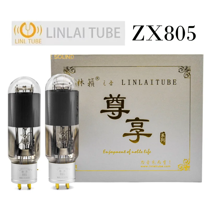 Linlai 805 ZX805 Vákuová trubica aktualizácia 805A 805M 805AT E805 805 HIFI Audio Valve Electronic Tube Amplifier DIY Zhodné štvorkolky