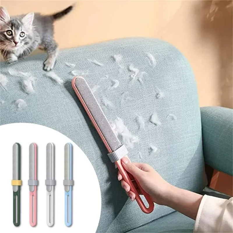 Lint Remover Elektrostatické domáce zvieratá sťahovanie chĺpkov na kefu kefou obojstranné gaučové odevy Čistenie pre práčovňu nábytku s samočistým slučkou