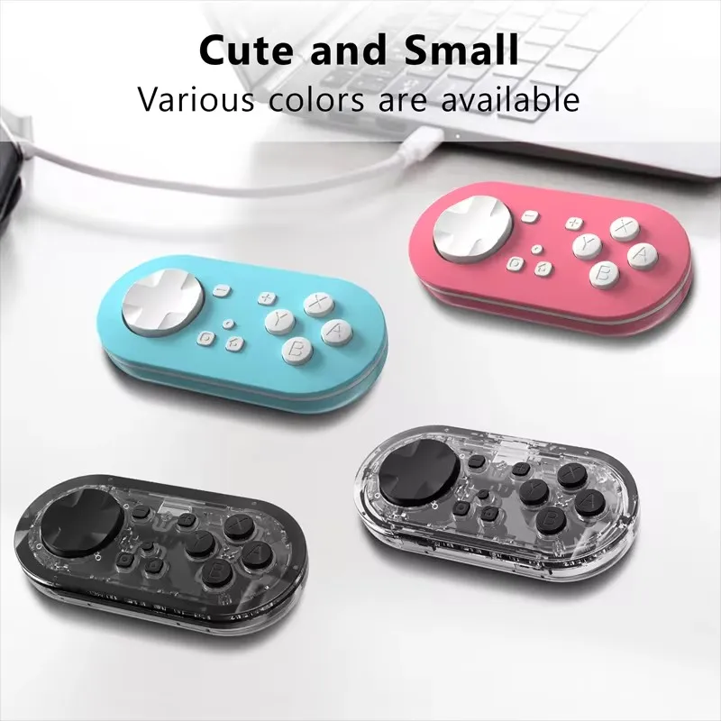 Linyuvo KS54 Mini Bluetooth Gamepad prenosný ovládač hry pre Nintendo Switch kompatibilný s Android Pocket JoyPad Easy