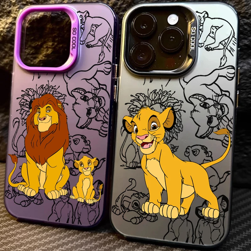 Lion King Disney Simba pre Redmi Note 13 12 12S 11S 11E 10 10T 10S 9C 9T Pro Plus max lite 5g farebné strieborné mobilné fonda fonda