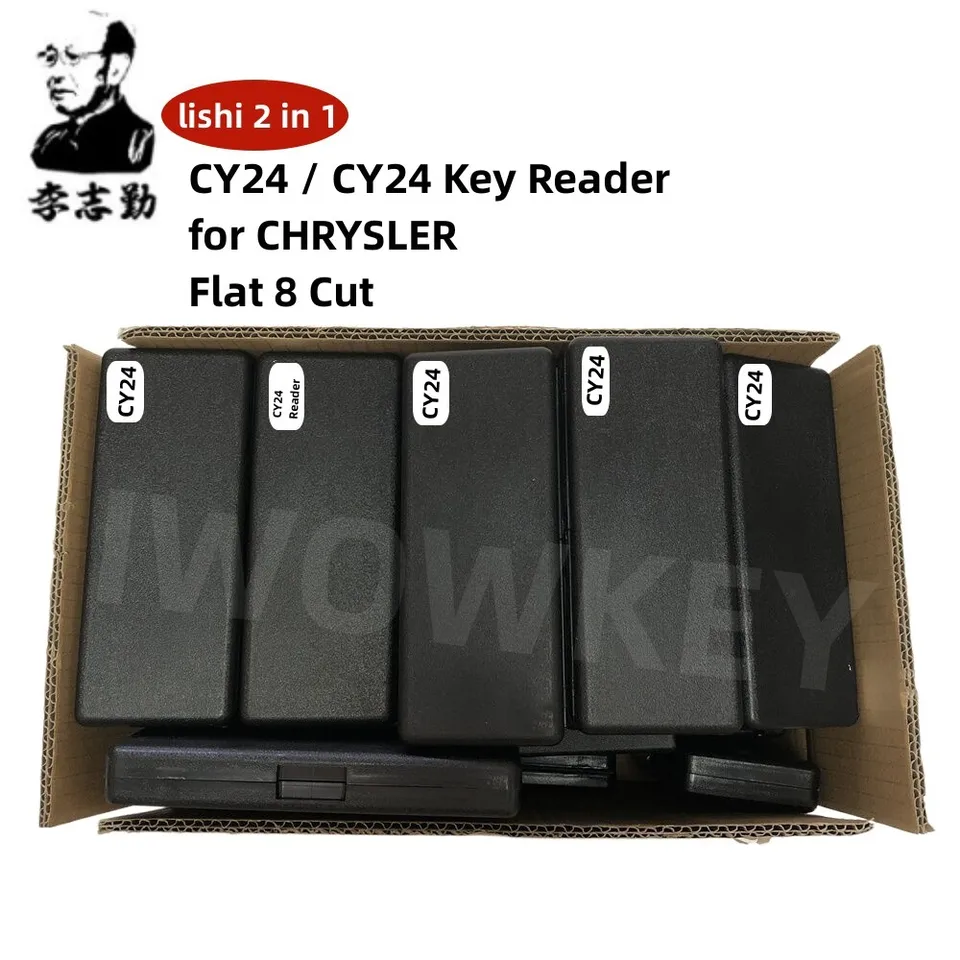 Lishi Cy24 2in1 /Cy24 Key Reader Decoder pre profil Chrysler Cy24 /Cy22 (plochý 8 rez) Lishi 2 in 1 zámočnícky nástroj