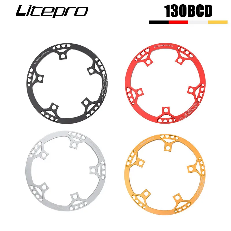 LitePro 130BCD bicykle s jedným reťazovým kolesom 45T/47T/53T/56T/58T integrované jednotlivé koleso pre 170 mm kľukové reťazové diely