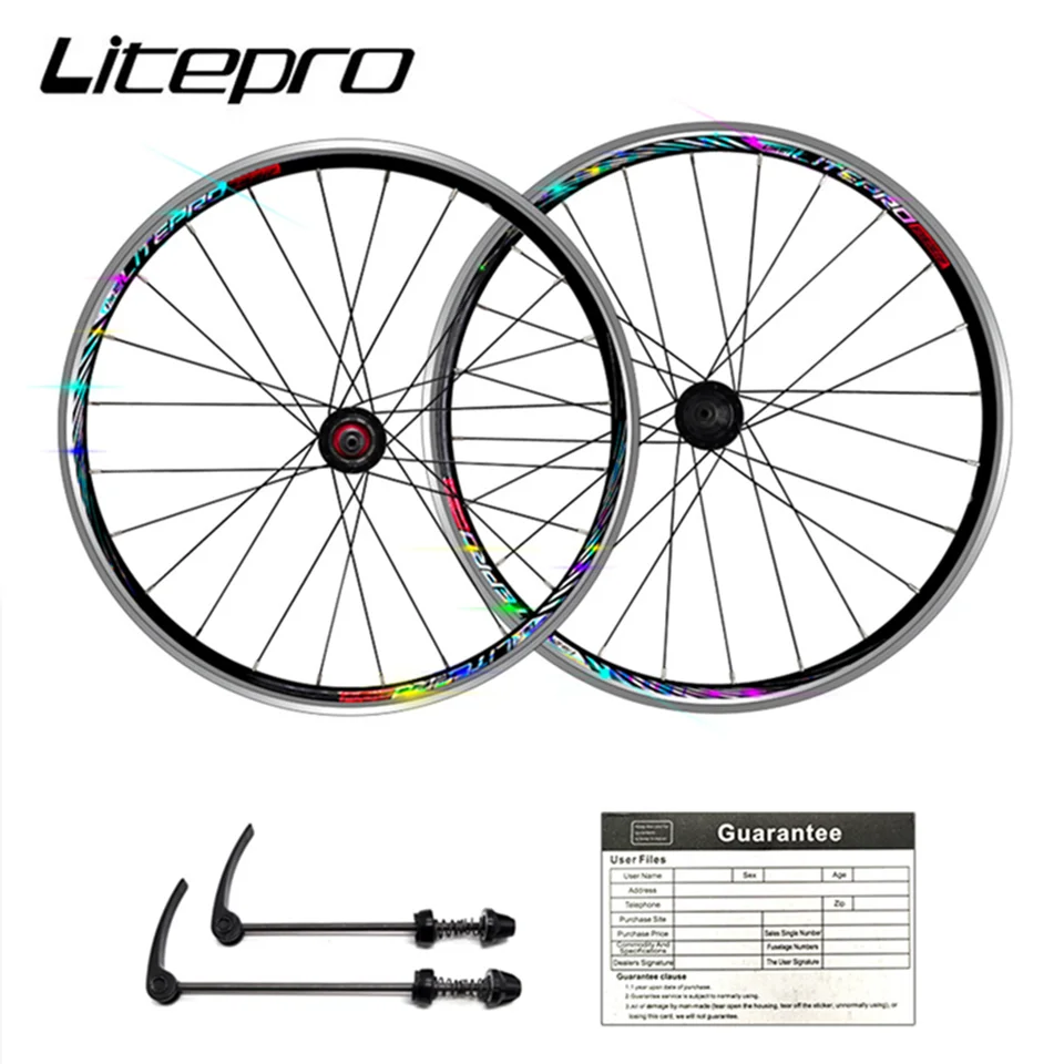 Litepro Novatec Hub Wheelset 20inch 406 451 Kolesá podpera 11S Utesnený ložisko Disk v Brzdenie skladacích bicyklov koleso bicyklov