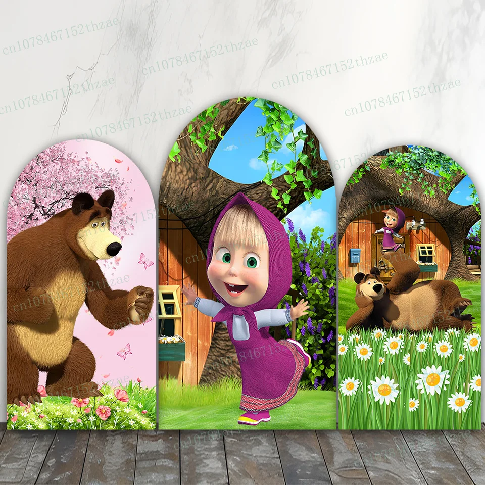 Little Bear Narodeninová oslava fotografie pozadia oblúka Photography Pozadie pre bábätko