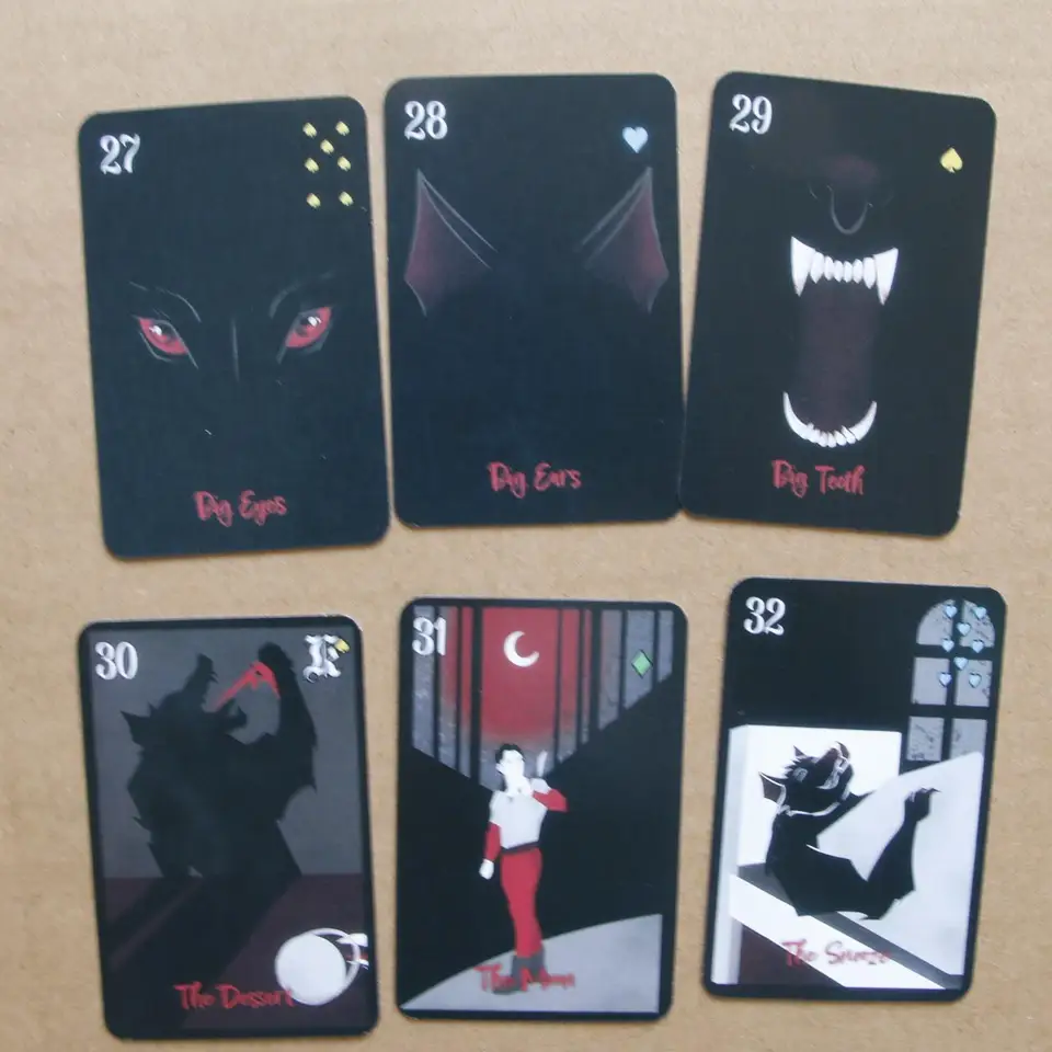 Little Red Riding Hood Lenormand Cards 9*5 cm