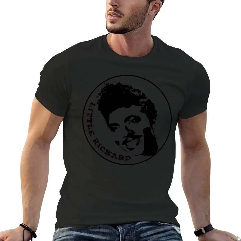 Little Richard - Rock'n'Roll Icon Tričko Grafické tričká letné oblečenie Tops ovocie tkalých pánskych tričiek