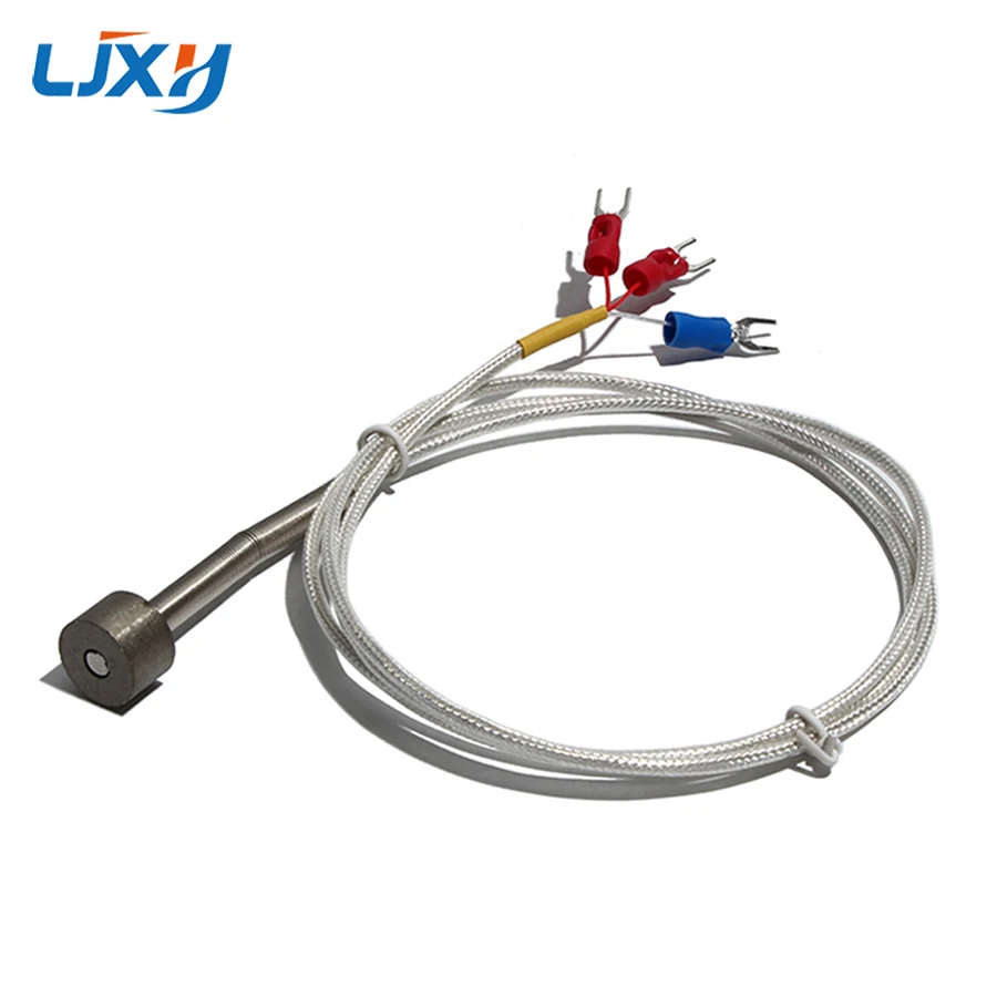LJXH Ultra vysoká teplota typu magnetu Typ Teplotný senzor PT100 Magnetická sonda adsorpcia RTD 360 ℃