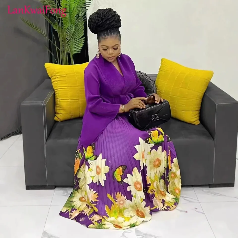 LKF Advanced Fashion Dámska súprava Tri domy veterný tlak na veterný tlak na povrazový remienok voľný tlačený sukň