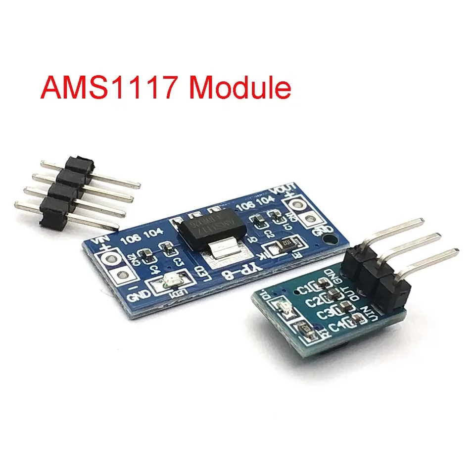 LM1117 AMS1117 4.5-7V Turn 3,3V 5,0V 1,5V DC-DC Krok nadol napájacie napájacie modul pre Arduino Bluetooth Raspberry Pi