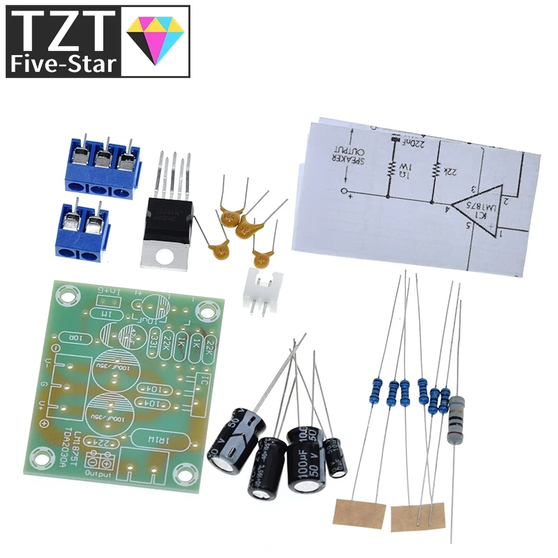 LM1875T Mono Boom Level Power 30W Zosilňovacia doska Výkonový zosilňovač PCB Výroba DIY Kit LM1875