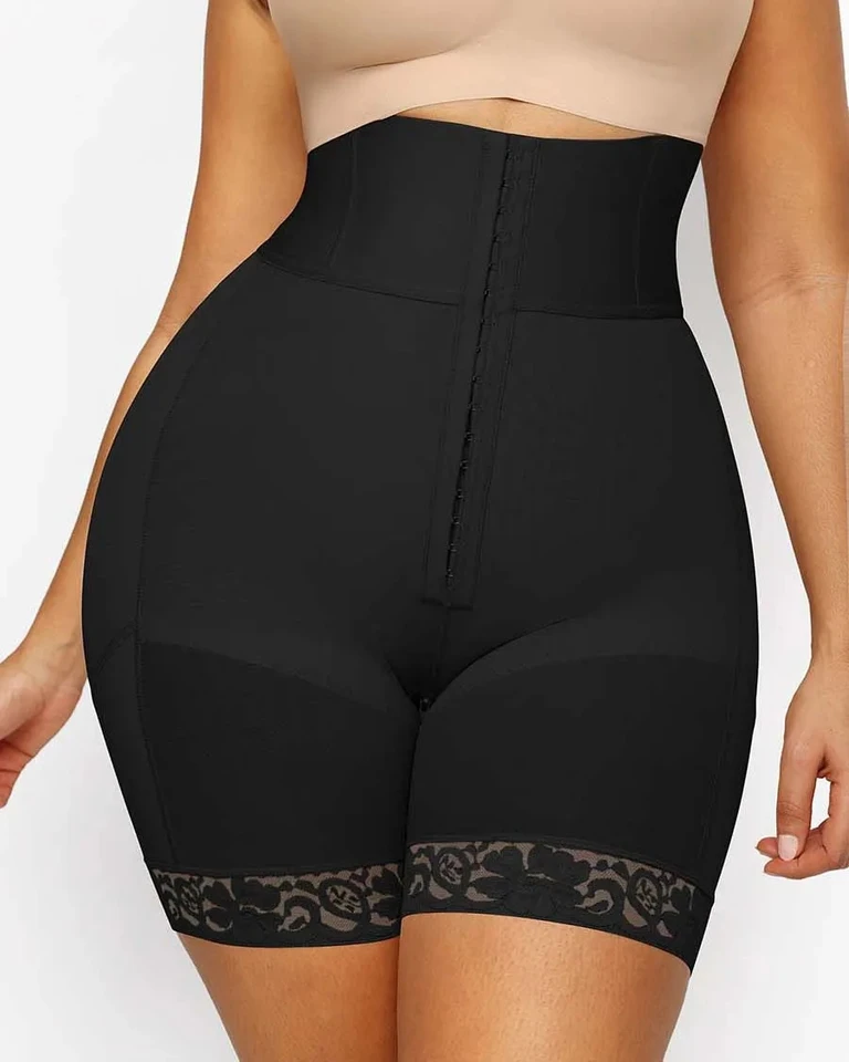 Lmylxl 3 Boned Sochy s vysokým pásom koristi shistie slaba ploché brušné opláštené nohavičky Body shaper po pôrode ovládanie