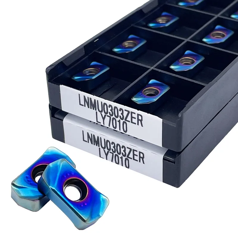 LNMU0303zer LY7010 Vysokoúčinný rýchly kŕmený mlynový náradie Karbid LNMU 0303 ZATVORENÝ OCELNÝ OUT OUT OUT
