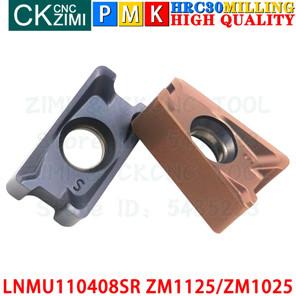 LNMU110408SR LNMU 110408SR LNPU Karbidové vložky rýchleho kŕmenia mletia vložky CNC LNPU110408 Indexovateľné nástroje na rezanie ťažkých rezov mletia