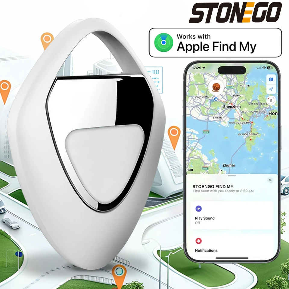 Locator Stoengo pracuje s Apple Find My App, tracker a Keys Finder pre stratené kľúče, tašky, auto, peňaženky, batožinu, iba pre iOS